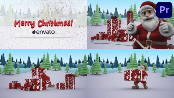 Santa Christmas Wishes for Premiere Pro