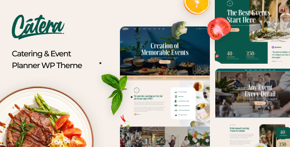 Catera – Catering & Event Planner WordPress Theme