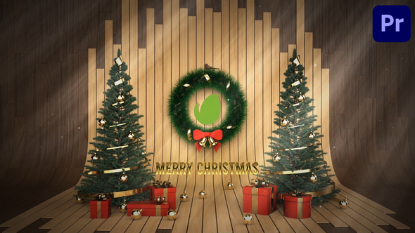 Christmas Studio Logo for Premiere Pro