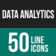 Data Analytics Line Icons 