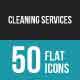 Cleaning Services Flat Multicolor Icons 