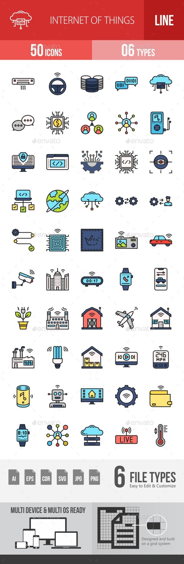 [DOWNLOAD]Internet Of Things Filled Line Icons