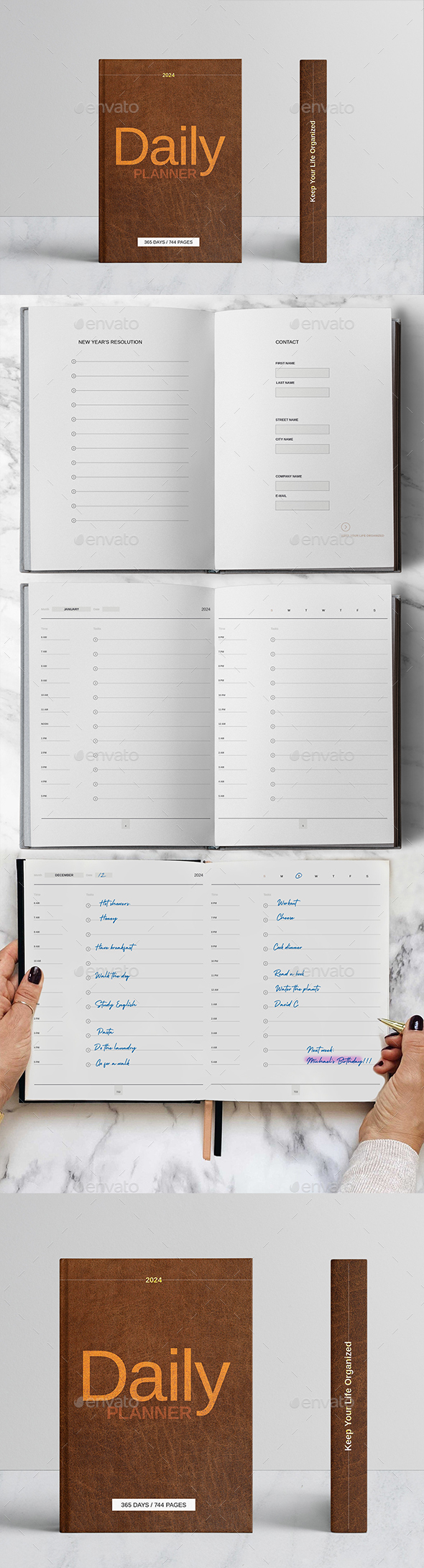 Daily Planner 2024 Template