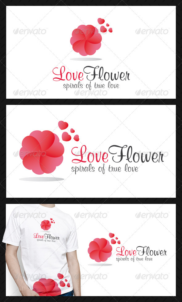 Love Spiral Logo Template - Nature Logo Templates