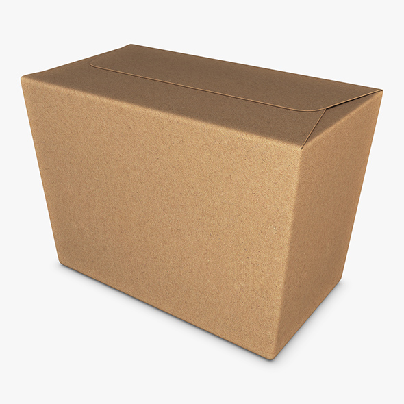 [DOWNLOAD]Package Cardboard Trapezoid Box M 1