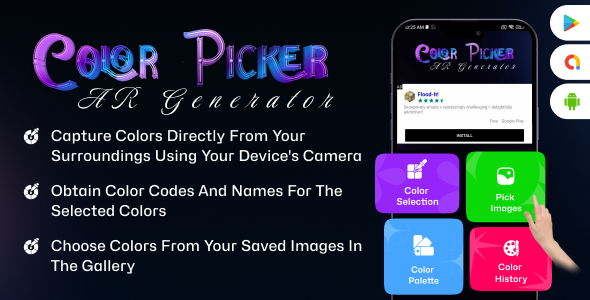 Color picker - AR Generator - Custom Color Picker - Color Palette - AR Photo Color Picker