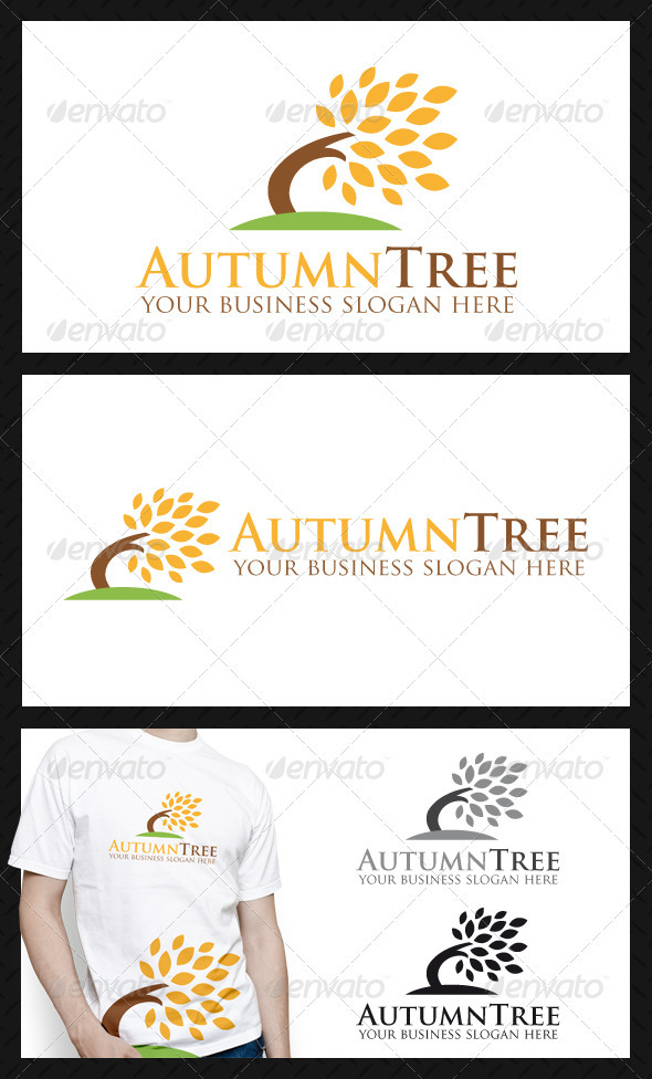 Autumn Tree Logo Template - Nature Logo Templates