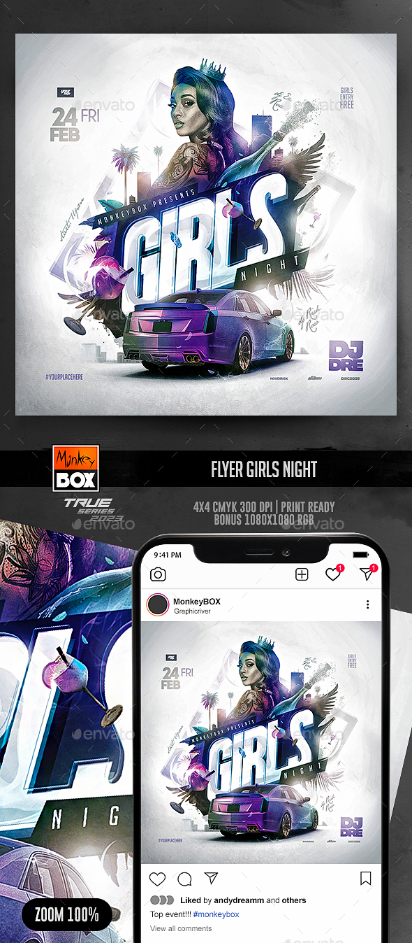 Flyer Girls Night