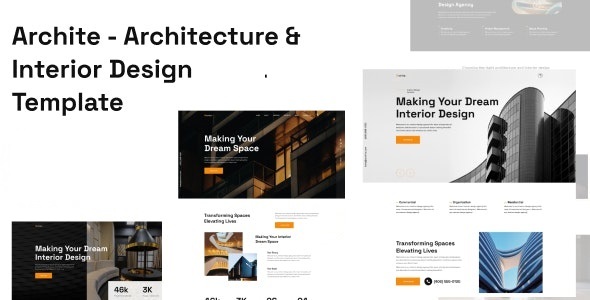 Archite - Tailwind CSS Architecture & Interior Design HTML Template