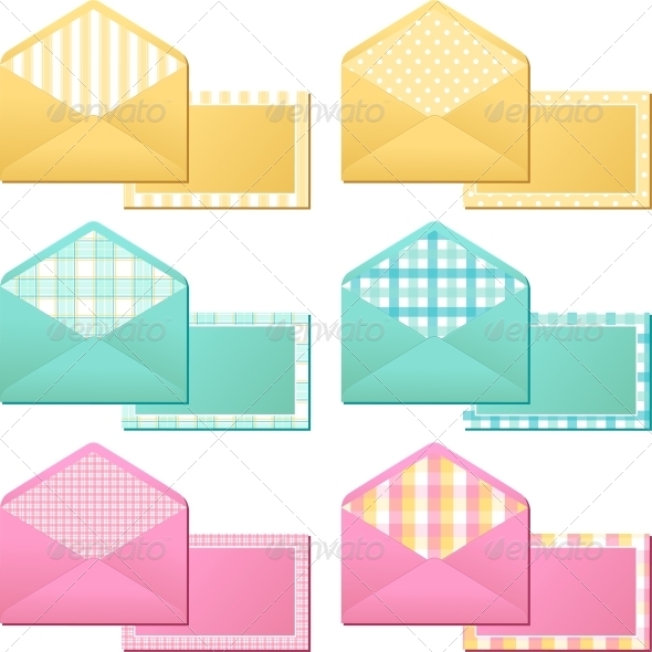Collection of Old Vintage Envelopes. - Man-made Objects Objects