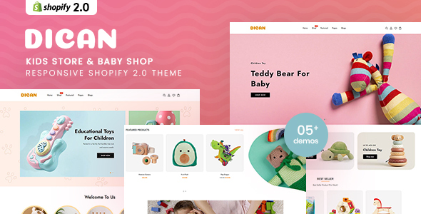 Dican – Kids Store & Baby Shop Shopify 2.0 Theme