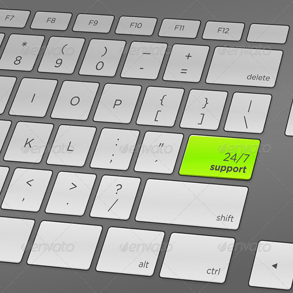 Support Keyboard - Services Commercial / Shopping