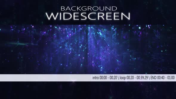 Purple Blue Particles Widescreen Background alt
