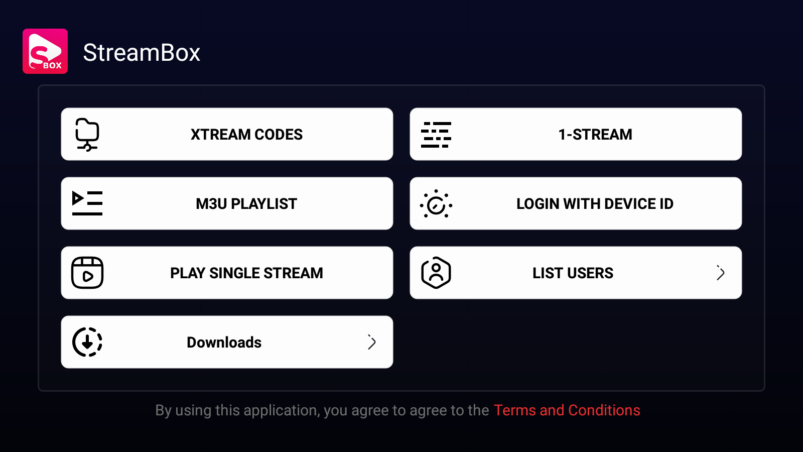 StreamBox - IPTV Player (Android Mobile, Tablets, TV, BOX, Chromebook,  Firestick) by nemosofts