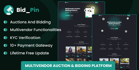 Bid_Pin  Multivendor Auction & Bidding Platform