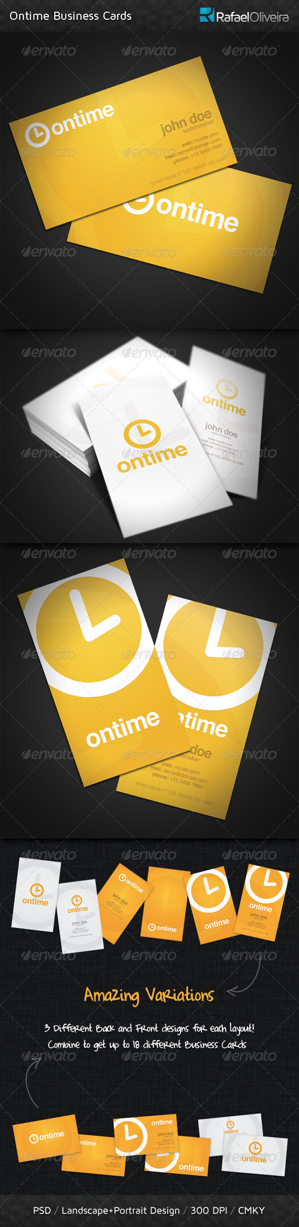 Ontime Business Card - Corporate Business Cards