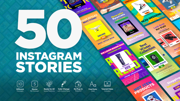 E-Commerce Instagram Stories