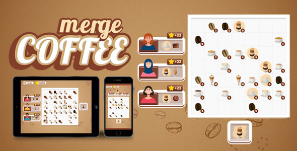 Merge Coffee - HTML5 Game