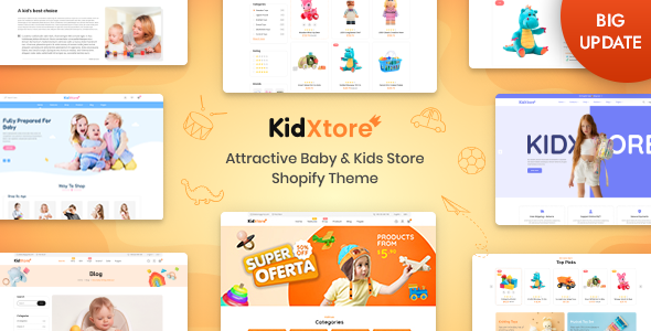 KidXtore - Baby Shop and Kids Store Shopify 2.0 Theme