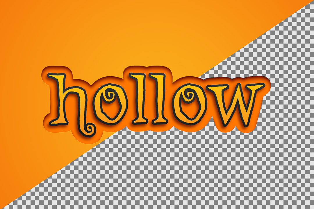 Hollow Text Effect Add Ons Graphicriver