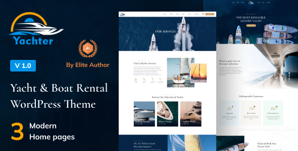 Yachter – Yacht and Boat Rental Service WordPress Theme