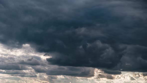 Majestic Amazing Time Lapse Storm Cumulus Clouds Moves Sky Sunset alt