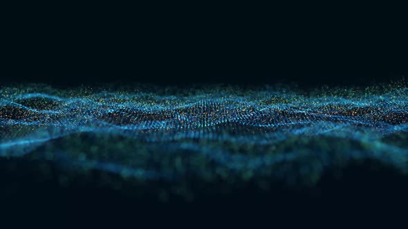 abstract technology digital particle wave background. Vd 94 alt