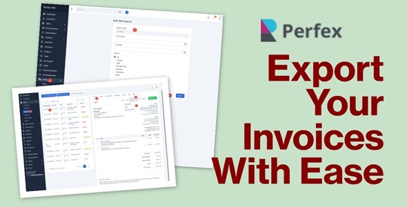 XML Toolkit With E-Invoice export for Perfex CRM.