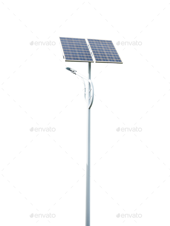 Light Led Lamp Post Energy Mini Photovoltaic Solar Cell Street Pole