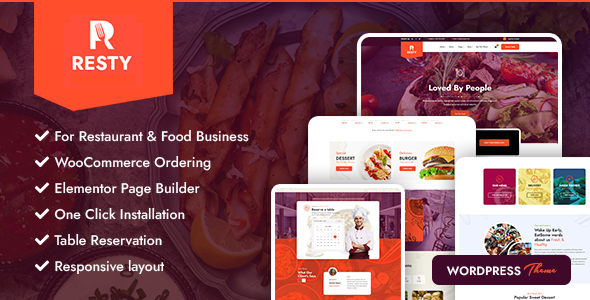 [DOWNLOAD]Resty - Restaurant WooCommerce WordPress Theme