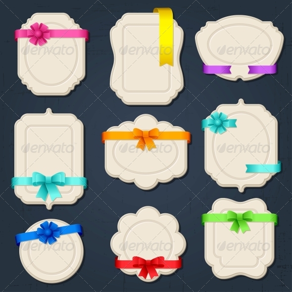 Collection of badges, labels, tags. - Backgrounds Decorative