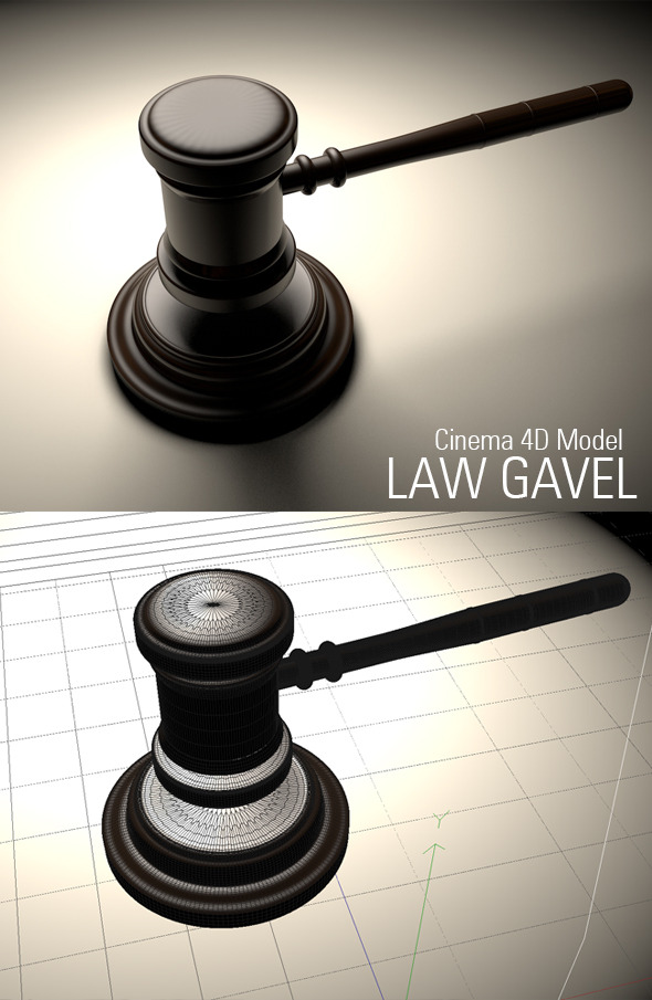Law Gavel Model - 3Docean 3960969