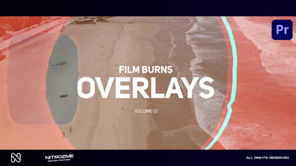 Film Burn Overlays Vol. 01 for Premiere Pro