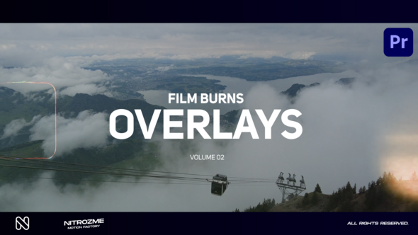 Film Burn Overlays Vol. 02 for Premiere Pro