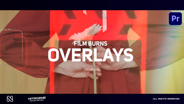 Film Burn Overlays Vol. 04 for Premiere Pro