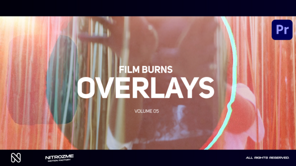 Film Burn Overlays Vol. 05 for Premiere Pro
