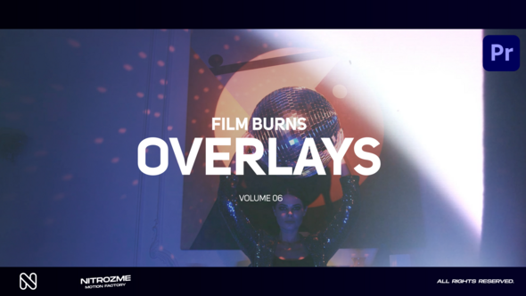 Film Burn Overlays Vol. 06 for Premiere Pro