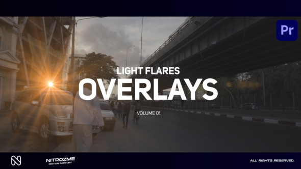 Optical Flare Overlays Vol. 01 for Premiere Pro