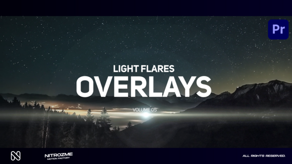 Optical Flare Overlays Vol. 05 for Premiere Pro