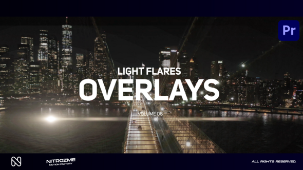 Optical Flare Overlays Vol. 06 for Premiere Pro