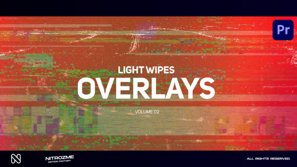 Light Wipe Overlays Vol. 02 for Premiere Pro