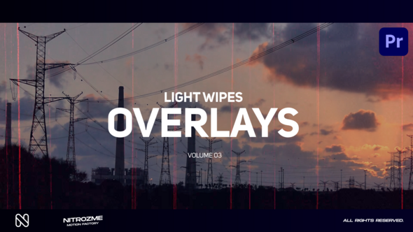 Light Wipe Overlays Vol. 03 for Premiere Pro