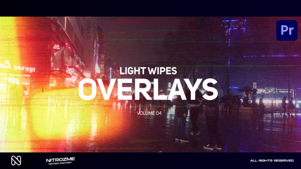 Light Wipe Overlays Vol. 04 for Premiere Pro