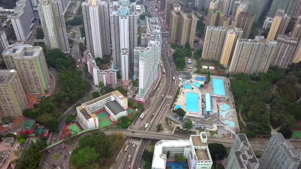 Hong Kong residential area  alt