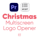Christmas Multiscreen Logo Opener For Premiere Pro - VideoHive Item for Sale