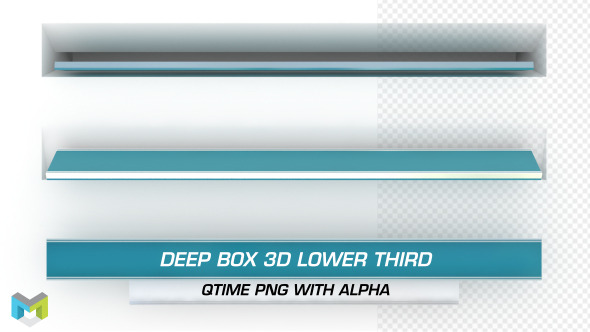 Deep Box 3D Lower Third
