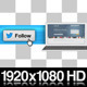 Twitter Follow Lower 3rd Bug - 3 Styles + Alpha - VideoHive Item for Sale