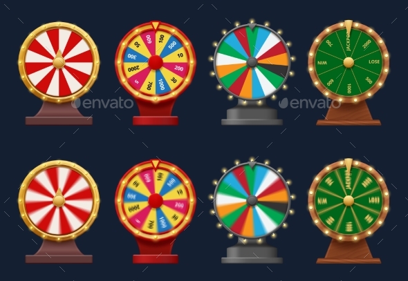 Fortune Wheels Spinning Realistic Roulette