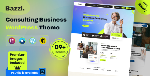 Bazzi – Consulting Business WordPress Theme