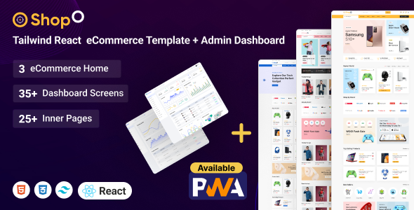 Download Shopo - Tailwind React eCommerce Template